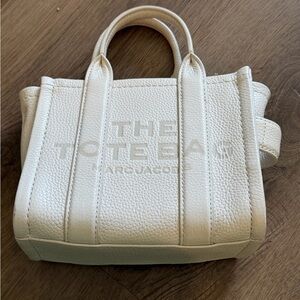 Marc Jacobs Cream Mini Tote Bag